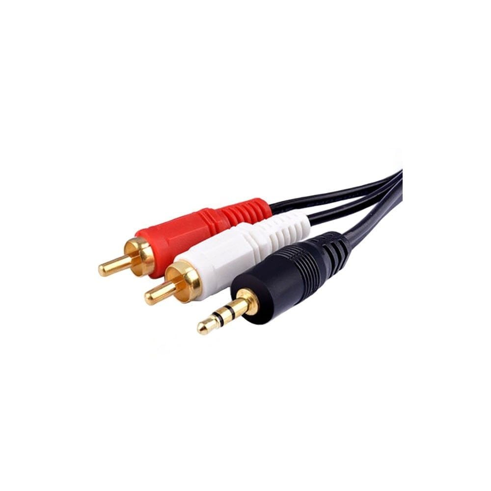 Cablu Audio Jack 3,5mm Tata - 2 Rca Tata, 1,5m Engros