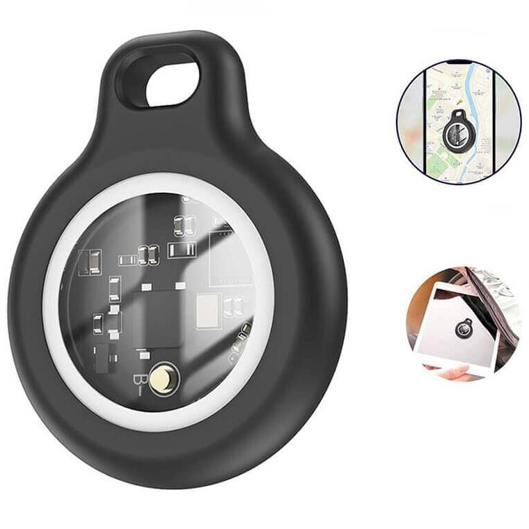 Dispozitiv Anti Pierdere Hoco E91, Localizare GPS Inteligenta, Husa inclusa, Negru Engros