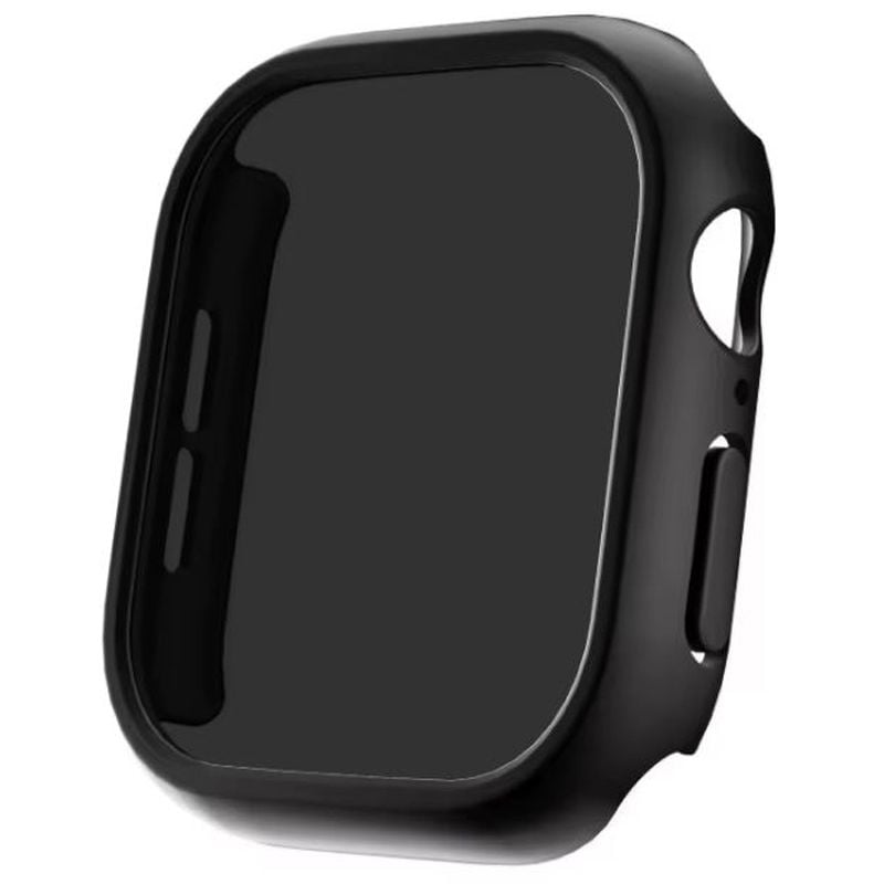 Husa Privacy pentru Apple Watch, Hard Bumper, Capac Sticla, Protectie antisoc, Negru - Apple Watch 42mm Seria 10/11 Engros
