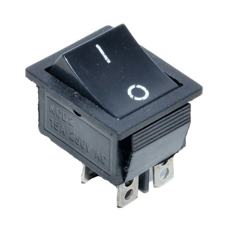 Intrerupator IRS Lat Negru 15A-250V KCD4 Engros