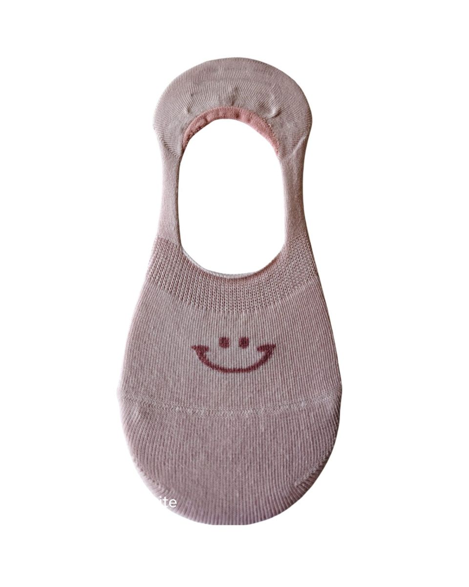 Sosete scurte roz Smiley Face Engros
