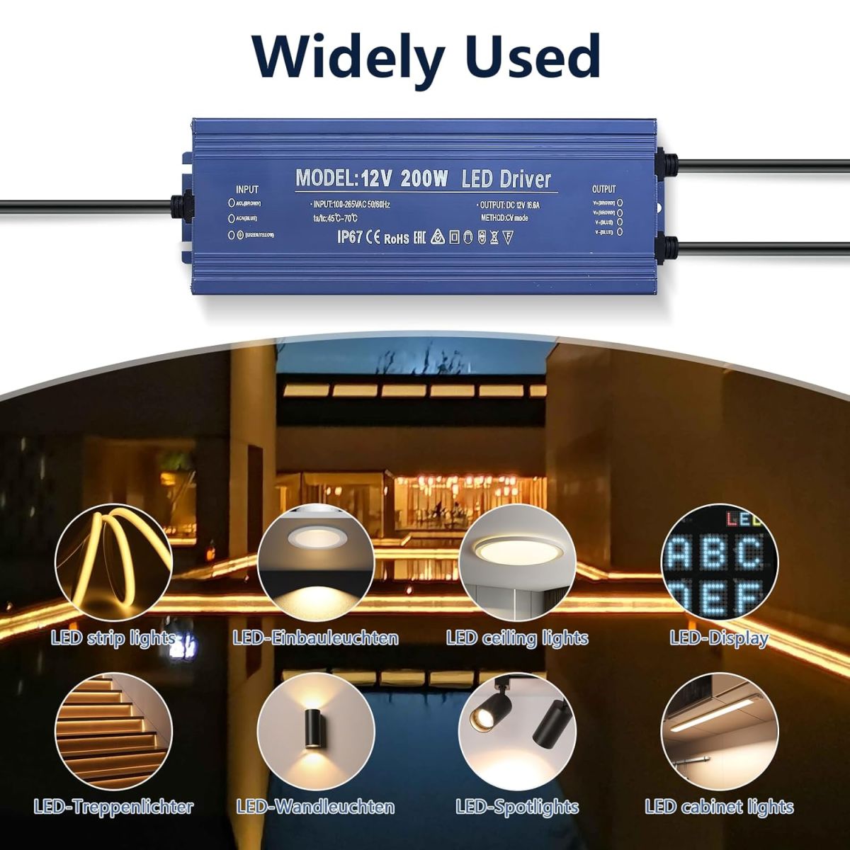 Sursă de Alimentare de Exterior IP67, 24V 3.3A – 80W, ElectroAZ Engros