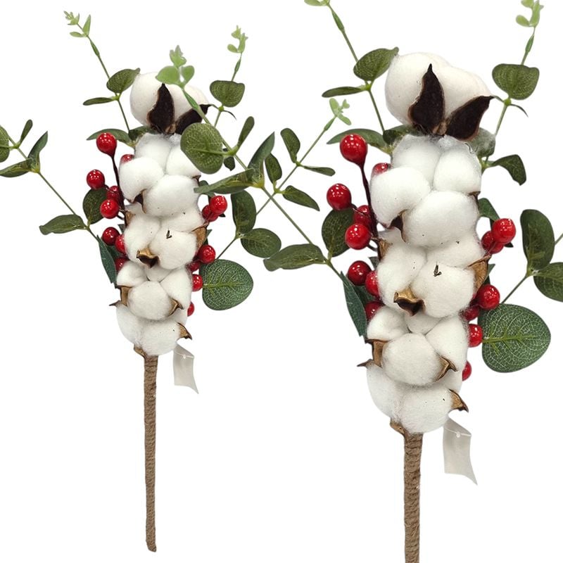 Creanga decorativa pentru aranjamente de Craciun, 40 cm lungime