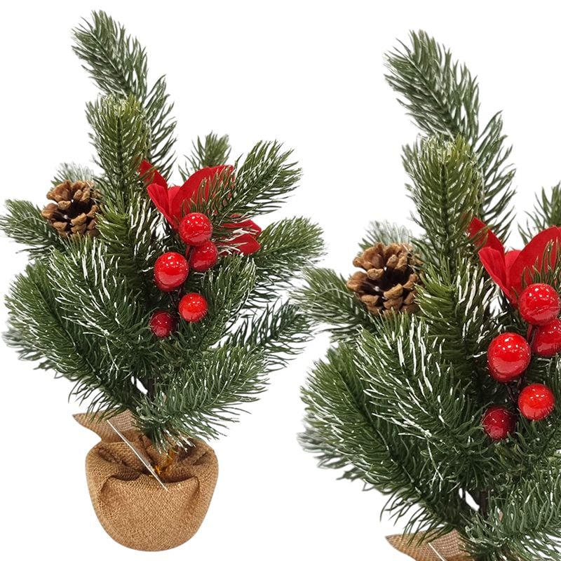 Bradut decorativ cu accesorii, engros 30 cm