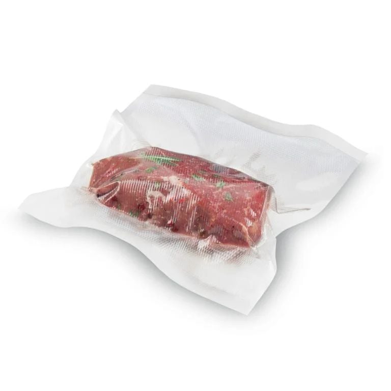 PUNGI DE VIDAT GOFRATE PENTRU ALIMENTE 90 MICRONI 15x30 cm 100 buc/pachet
