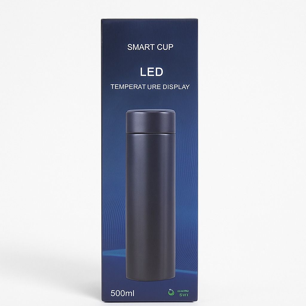 Sticla Inteligenta Smart Cup 500ml cu Afisaj LED al Temperaturii – Engros