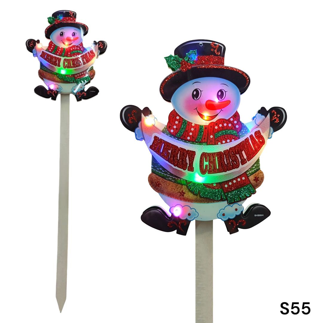 FORMA LUMINA DE CRACIUN CU BAT 70x25cm ENGROSS
