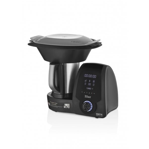 Robot de bucatarie multifunctional thermorobot, putere 1700W, capacitate 3.3L, 30 functii, aplicatie mobil, afisaj digital LED, ZILAN ONYX / ZLN9334 Engros