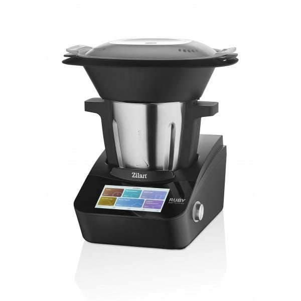 Robot de bucatarie multifunctional thermorobot, putere 1700W, capacitate 4.7L, 18 functii, aplicatie mobil, touchscreen, ZILAN RUBY / ZLN9341 Engros
