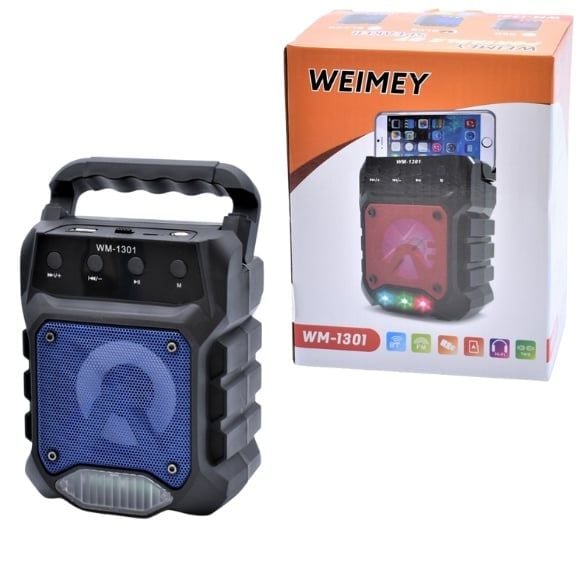 BOXA PORTABILA CU ACUMULATOR WM 1301 FM, BT SD, USB
