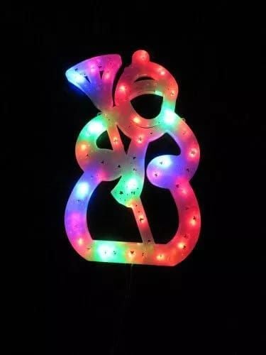 Decoratiune de Craciun cu luminite LED RGB EN engros 30 cm