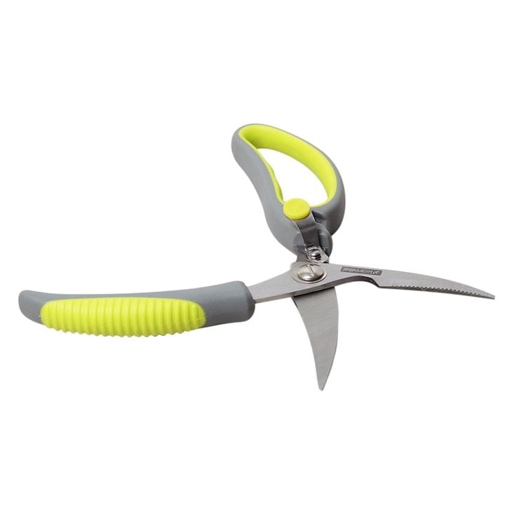 Foarfeca Engros pentru carne de pasare Kamille, din otel inoxidabil , cu maner ergonomic cu silicon, 8x23cm