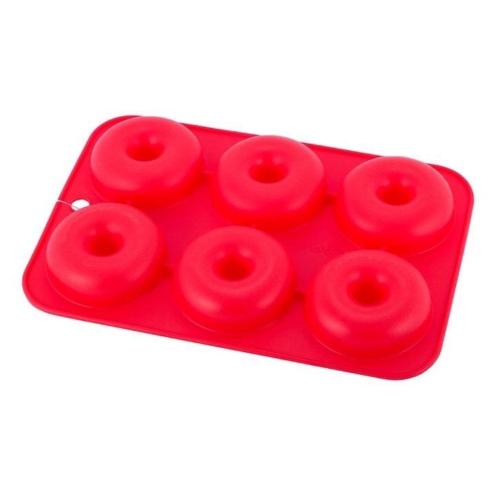 Forma Engros din silicon pentru prajituri, Kamille, set 6 bucati, 26,4x18,2x3,6cm, culoare aleatorie