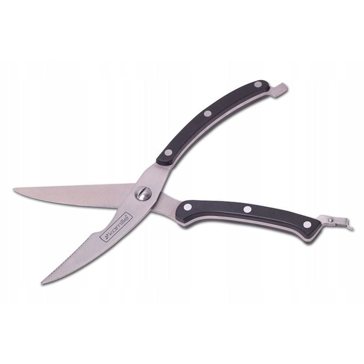 Foarfeci Engros de bucatarie Kamille, 25cm , din inox, pentru taiere carne si oase