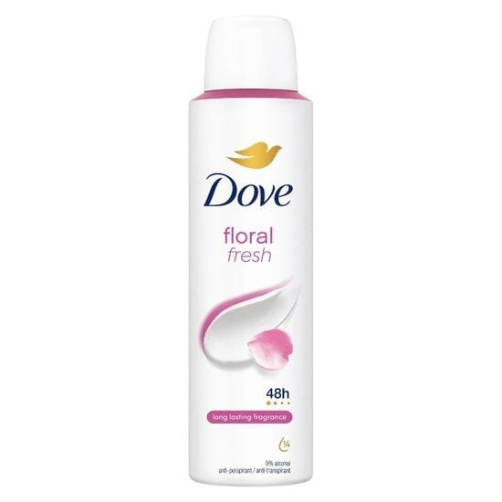 Deodorant antiperspirant spray, Floral Fresh 48h, Dove, 150 ml Engros