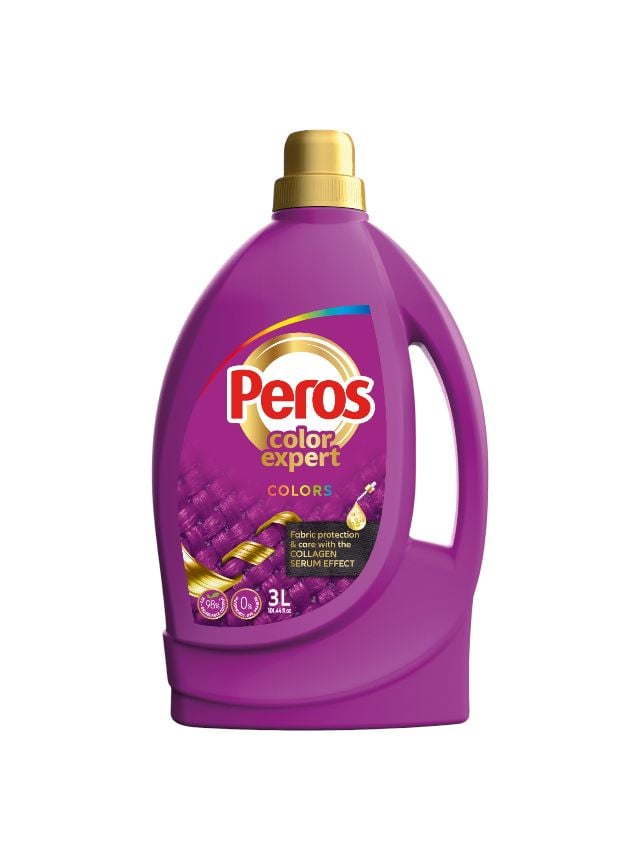 Detergent lichid Engros Peros, 3 L, pentru rufe colorate