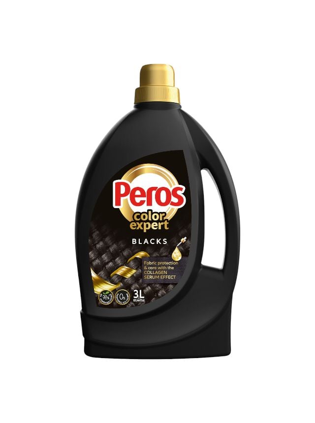 Detergent lichid Engros Peros, 3 L, pentru rufe negre