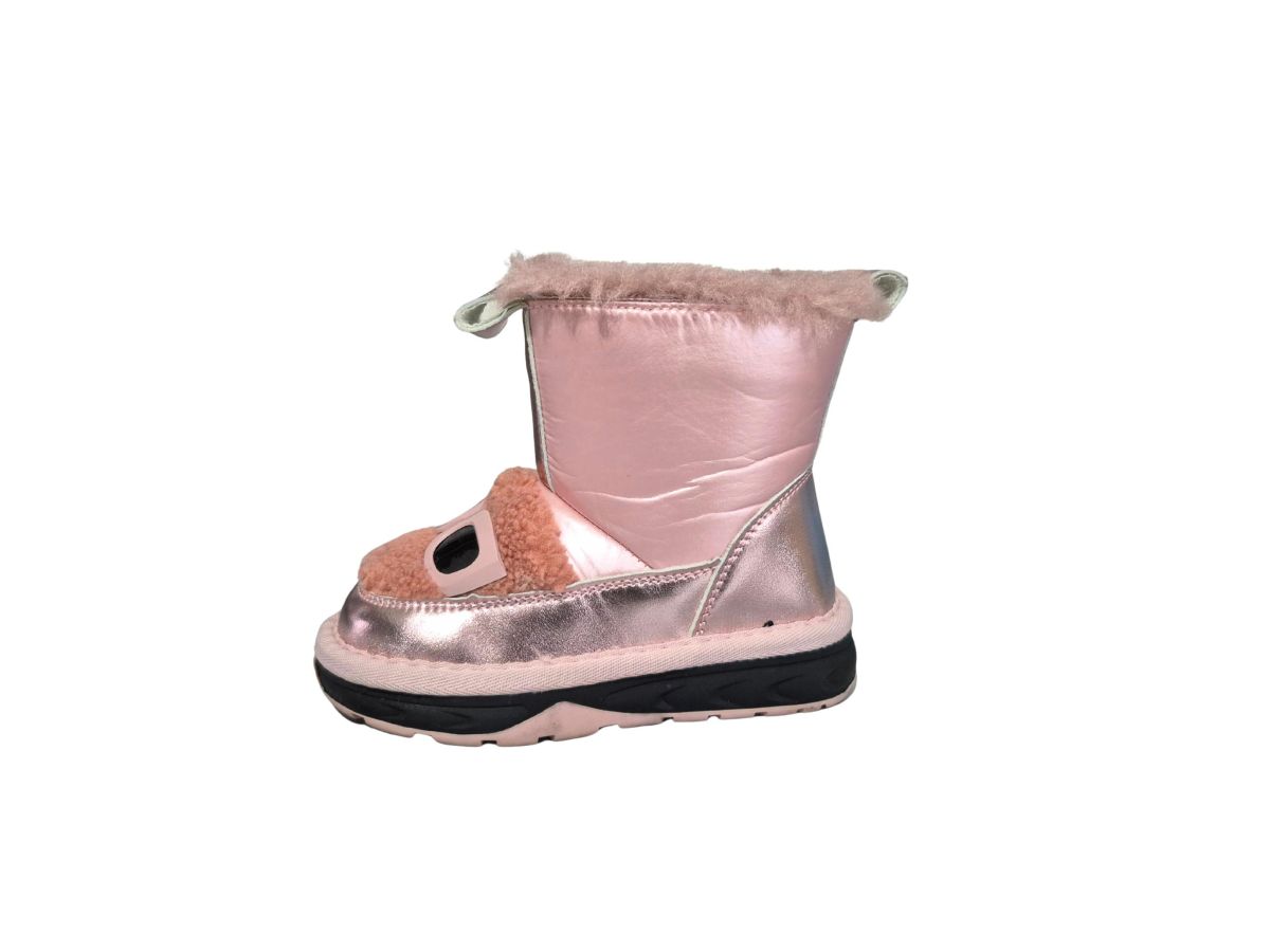 Ghete Fete Iarna, Accesoriu Ochelari, Interior Imblanit, Inchidere Fermoar Lateral, Impermeabile, Engross, Marimi 22-27, 8buc/bax