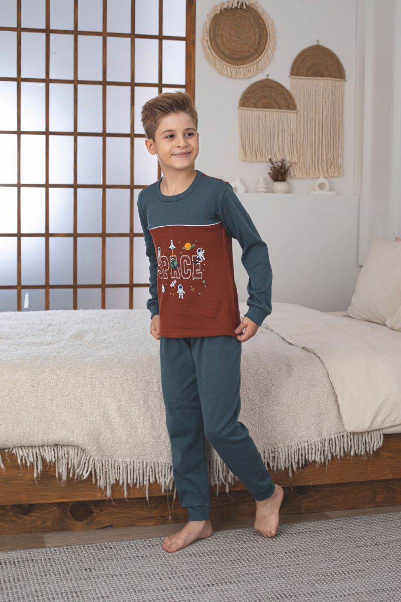 Pijama Copii Baieti Berfin Interlok 20 Engros
