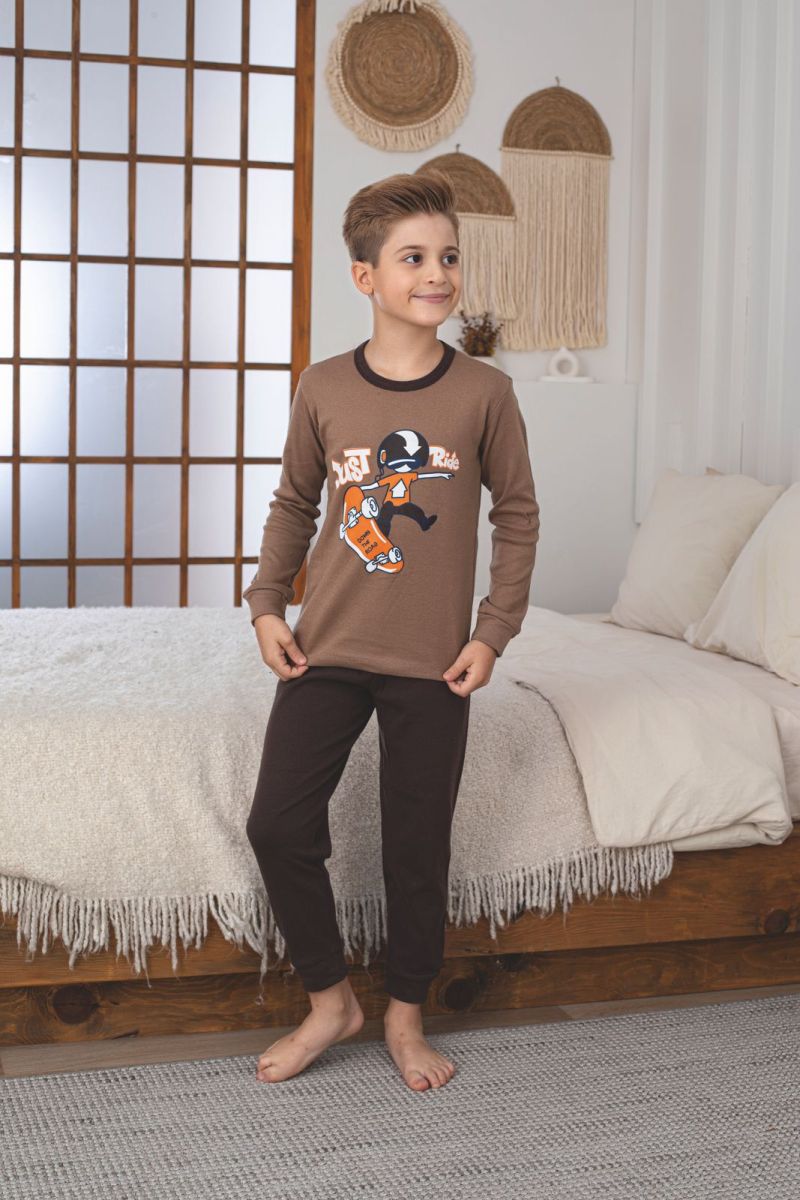 Pijama Copii Baieti Berfin Interlok 22 Engros
