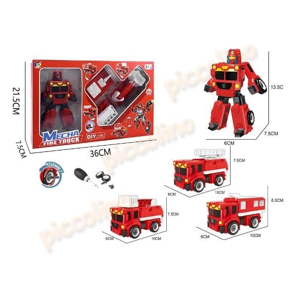Jucarie DIY Robot asamblare - pompieri Engros