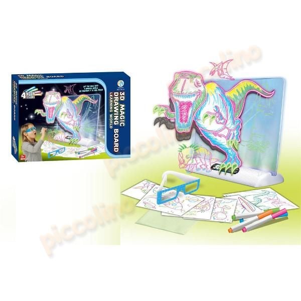 Platforma de desen cu lumini 3D Dinozaur Engros
