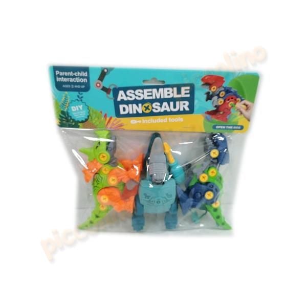 Jucarie Set 3 dinozauri de asamblat 247 Engros