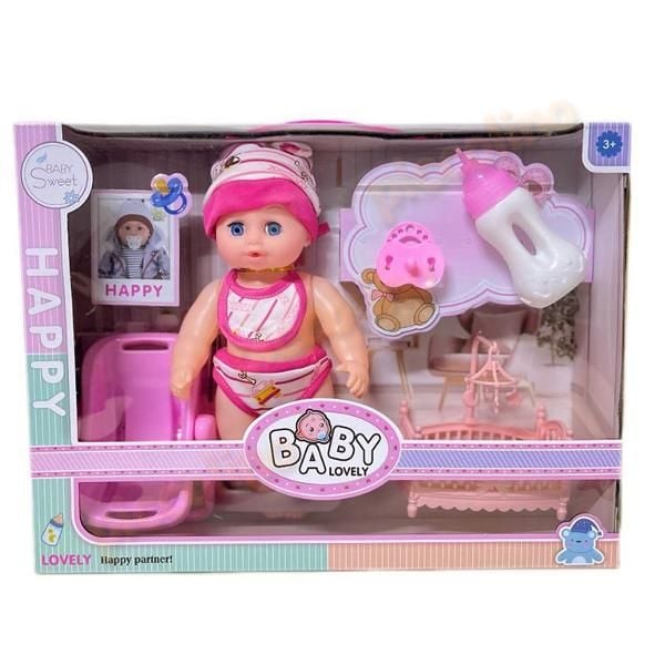 Papusa bebelus ochi 3D cu 4 sunete Engros