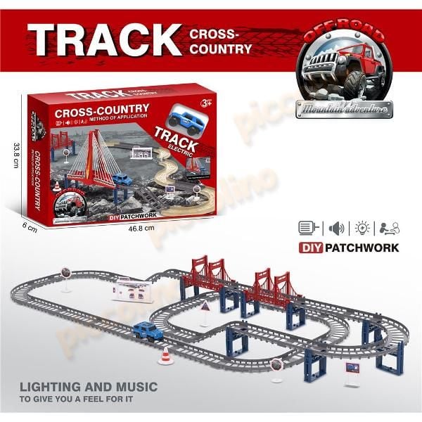 Set circuit cu masina electrica offroad 523 Engros