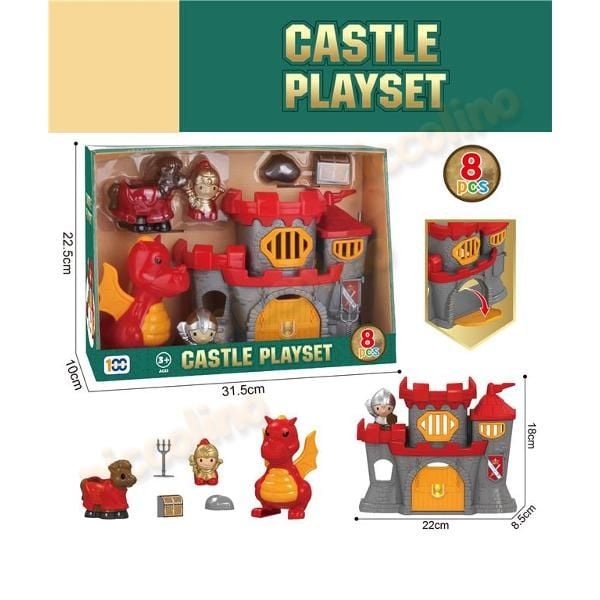 Jucarie Set castel dinozaur 497 Engros