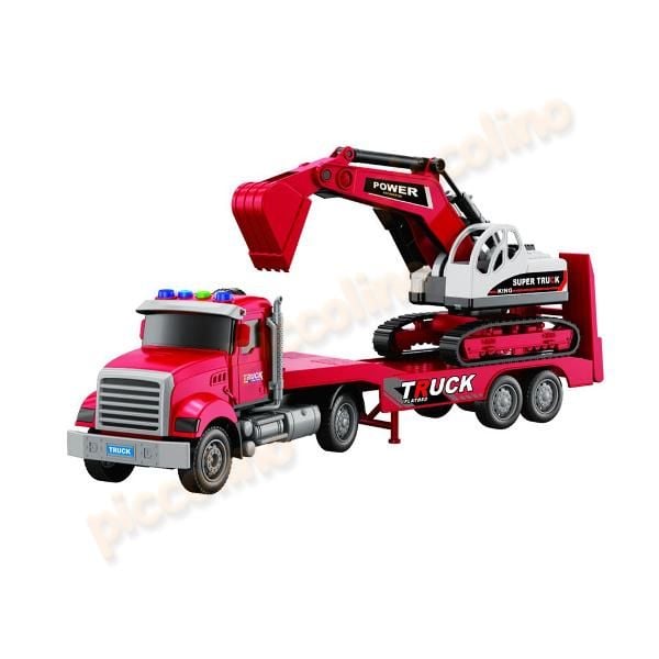 Camion american frictiune L&S cu excavator 565 Engros