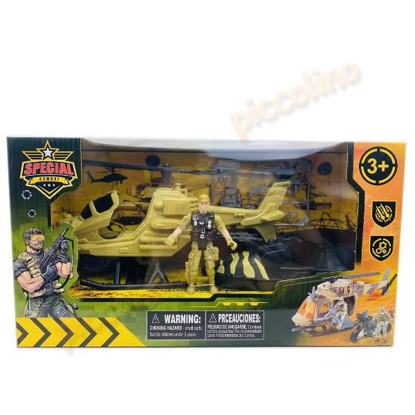 Set militar elicopter cu soldat 545 Engros