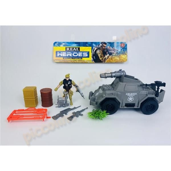 Set militar cu soldat si blindata Engros