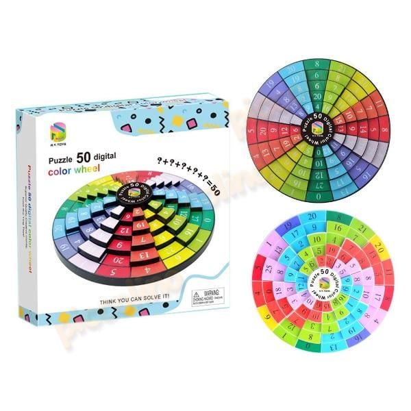 Puzzle 50 - Roata culorilor Engros