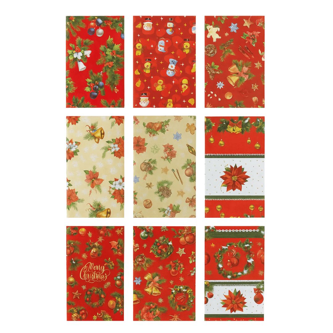 Față de masă Crăciun 140x90 cm model Moș Crăciun și Brad, pentru decor festiv, Engros