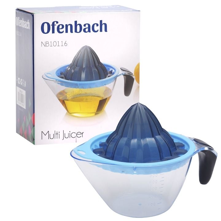 Storcator Engros manual pentru citrice Ofenbach NB-10116 – recipient 50ml, usor de curatat, anti-alunecare