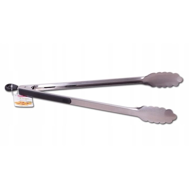 Cleste Engros de bucatarie Kamille 35,5 cm din otel inoxidabil, cu mecanism de blocare, pentru salate si carne