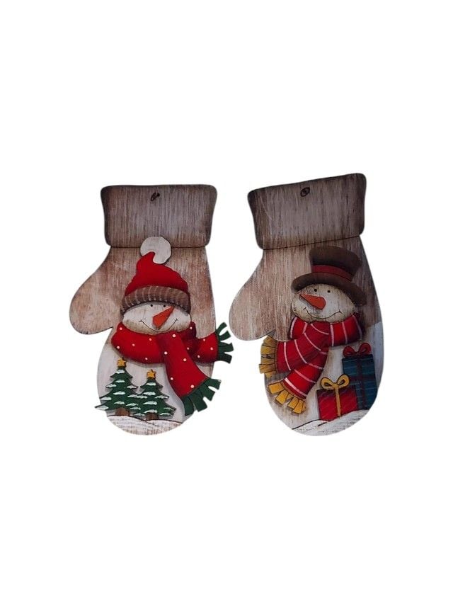 Ornament de Craciun Engros, manusi cu model imprimat