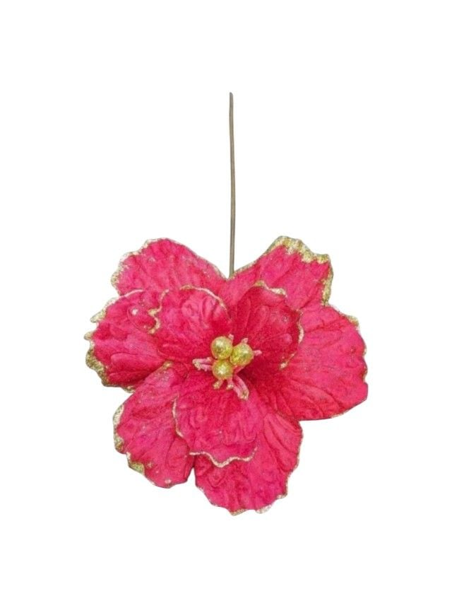 Ornament de Craciun Engros, Floare artificiala, 30x35 cm