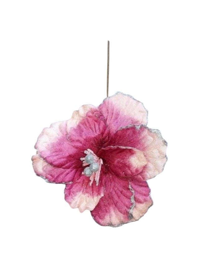 Ornament de Craciun Engros, Floare artificiala, 30x35 cm