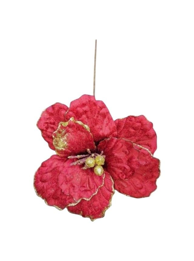 Ornament de Craciun Engros, Floare artificiala, 30x35 cm