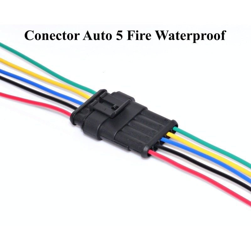 Conectori Auto cu 5 Fire Waterproof Engros