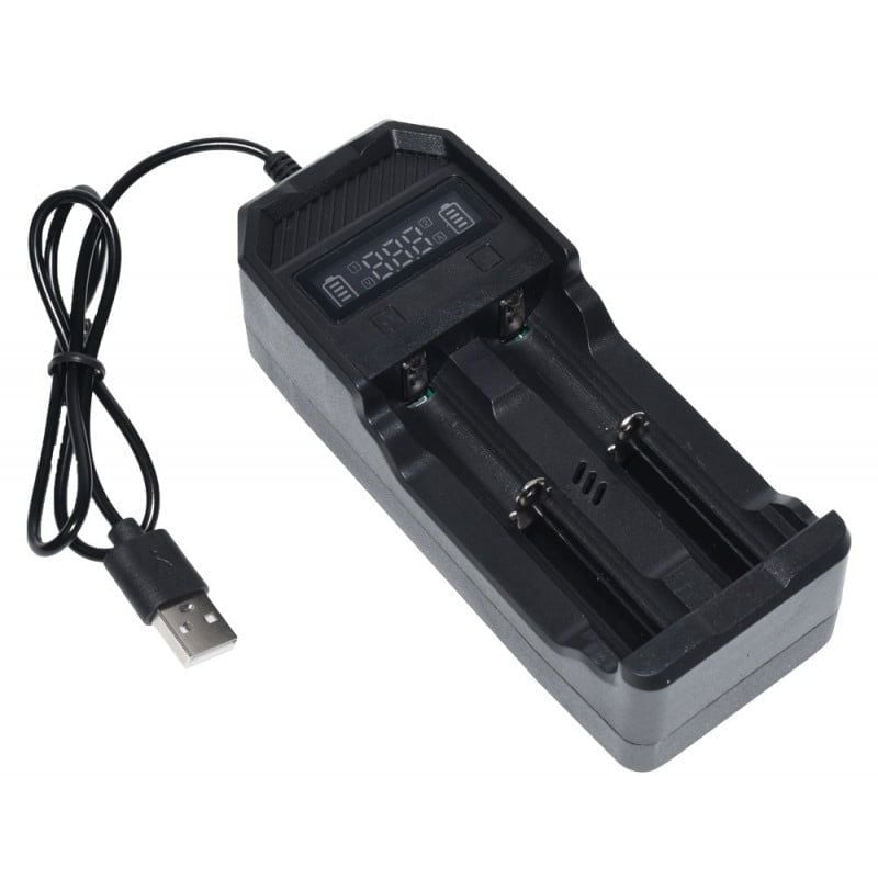 Incarcator Digital Inteligent De Li-Ion 2 X 3,7V Cu USB Engros