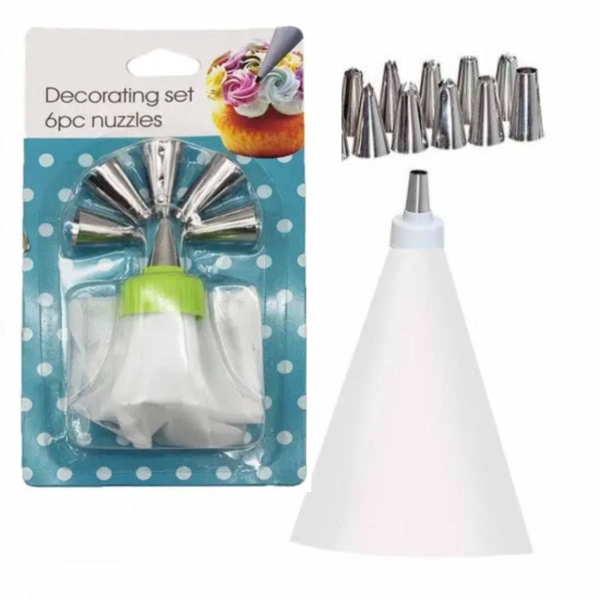 Seringă pentru Decorare Tort – Set 7 Piese ENGROS
