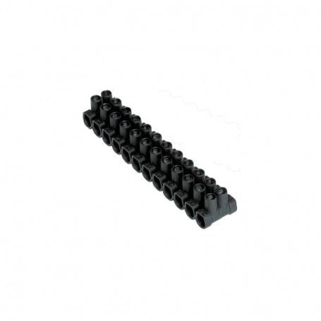 Set 10 Reglete Negre 250V-10A Engros