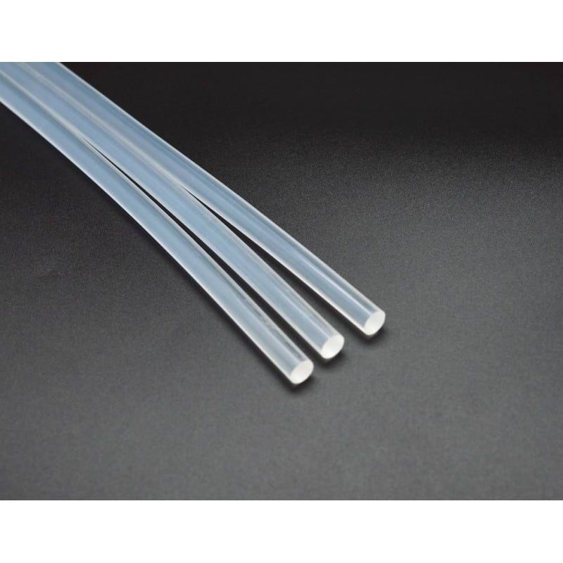 Bara de Silicon pentru Pistol Lipit, Profesionala, Diametru 11mm, Lungime 27cm, Transparent Engros