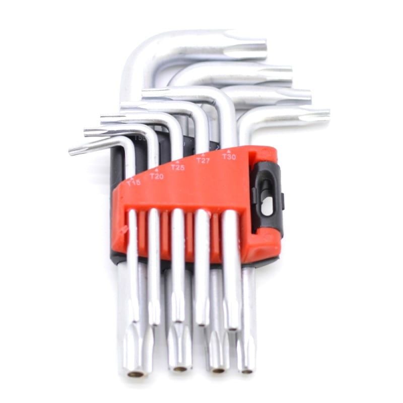 Set 9 Chei Torx, Tip Stea, De la T15 la T55 Engros