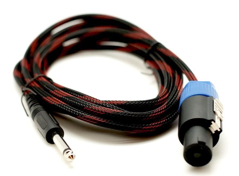 Cablu Audio Jack 6,3 tata MO – Speak-On Tata Prof – 6mm / 3m Engros