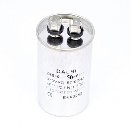 Condensator Motor Aluminiu 370V-50uF Engros