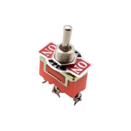Intrerupator ON-OFF-ON cu Tija 220V-15A Engros
